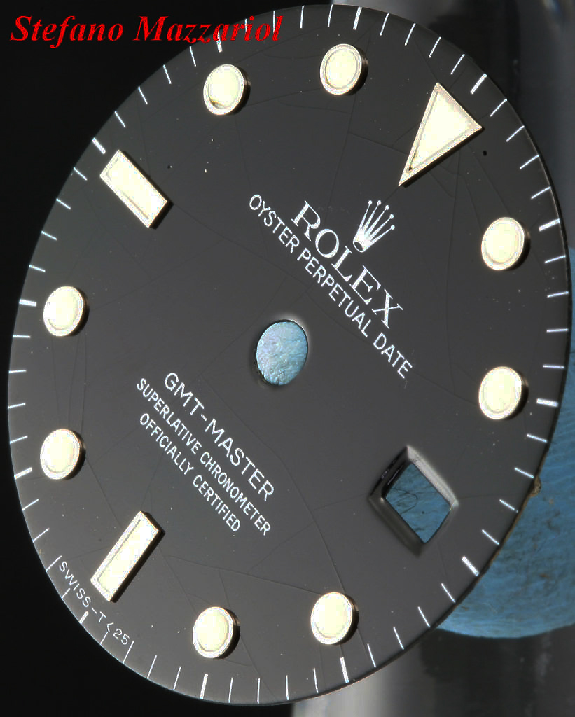 Rolex GMT Master ref. 16750 ” Bicchierini” – Dial Photogallery