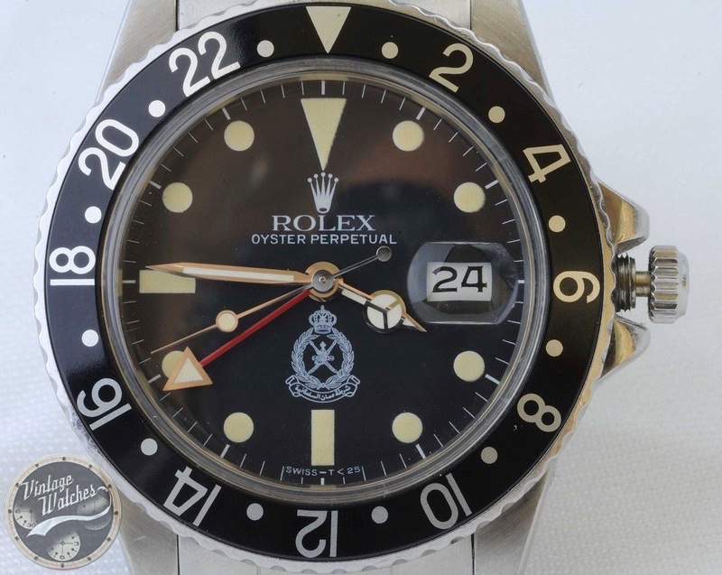 Rolex GMT Master ref. 16750 Oman Police – Photogallery